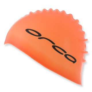 ORCA Badekappe aus Silikon - orange