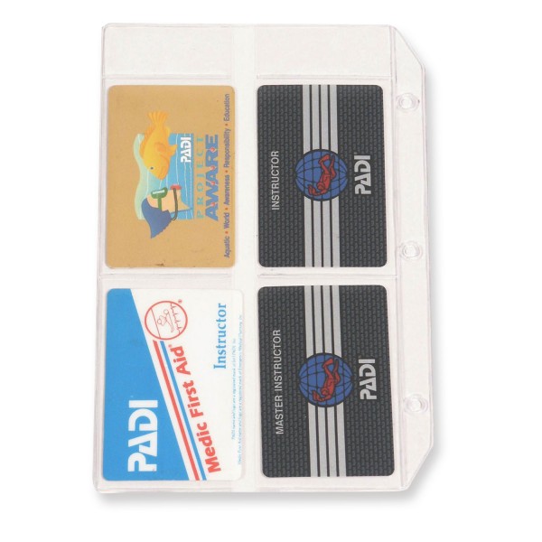 PADI Vinyl Card Holder für Tauchausweise