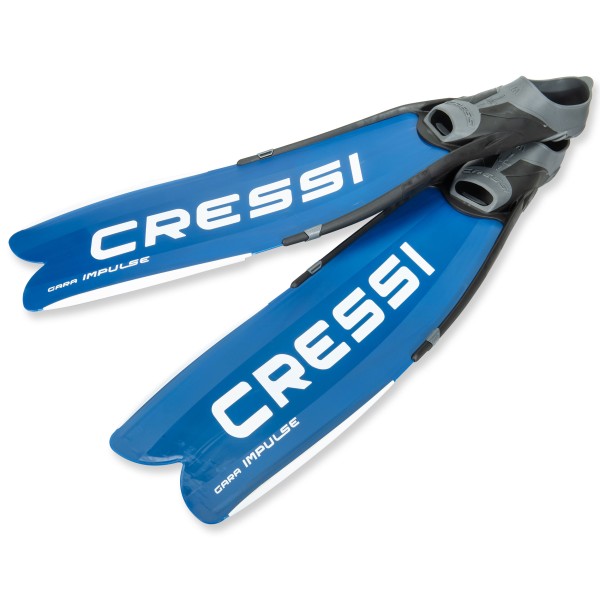 Cressi Gara Modular Impulse Freitauchflossen - blue metal