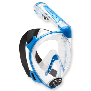 Cressi Duke - Vollgesichtsmaske mit Trockenschnorchel, blau