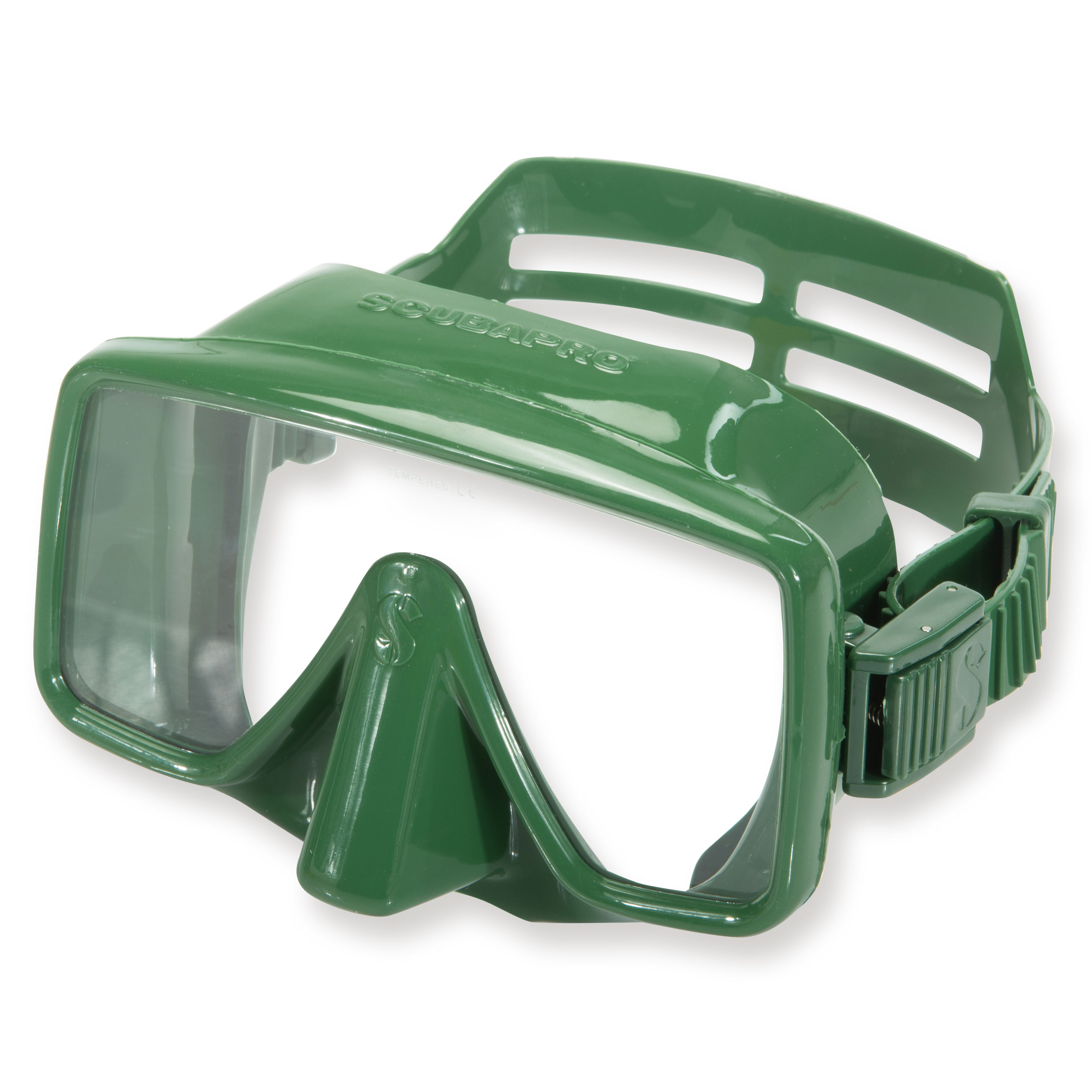 Scubapro Tauchmaske Frameless - rahmenlose Einglas-Maske, army green